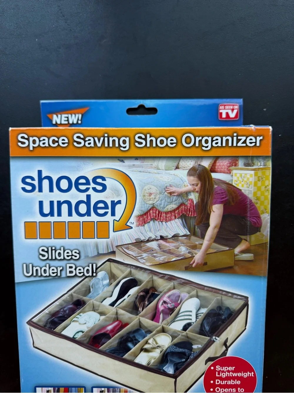 TeleBrands Shoes Under Space Saving Shoe Organizer